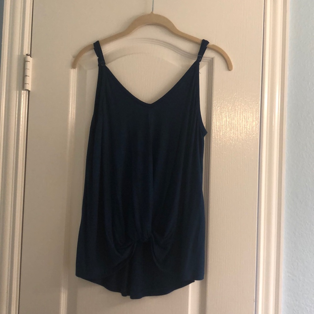 knotted front tank top!